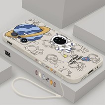 우주 비행사 실리콘 전화 케이스 샤오미 미 11 라이트 5G NE 후면 커버 12s 울트라 12x12s 10 프로 끈이 있, 06 For Mi 11, 04 B-YK000304