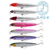 루어점빵 고스트 싱킹 펜슬베이트 배스루어, 18g, F.퍼플