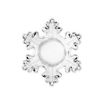 웨딩포 투명 유리 티라이트 캔들홀더 스노우 Clear Glass Tealight candle holder Snow