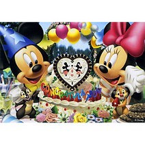 텐요 디즈니 미키마우스 축하해요 200피스 직소퍼즐 TY200-890