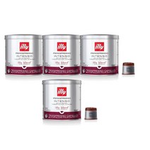 일리커피 인텐소 아이퍼에스프레소 커피 캡슐 140g 21캡슐 Illy Intenso iperEspresso Coffee Capsules, 4팩