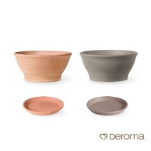 데팡스 데로마 이태리토분 쵸톨라리스시아 화분+받침세트 인테리어화분 대형화분 거실화분, 화분27cm(화이트)+깔망