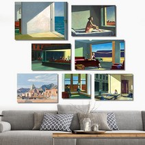 유홍아트 에드워드 호퍼 그림 액자 No112 프레임 3호(27x19cm) (5615630), 5. Gas