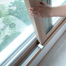 창문 잠금장치/어린이추락방지 미닫이문 창문고정 안전장치 창문스토퍼, 창문 잠금장치(본품/잠금열쇠/고무패드2개)