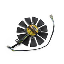 쿨러 88mm FDC10U12S9-C RX580 RX570 RX470 4 핀 팬 AREZ ASUS Radeon RX 470 570 580 원정 OC 그래픽 카드 온도, 02 1PCS