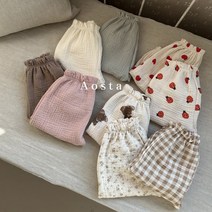 아오스타 봉봉팬츠 유아봄팬츠 등하원룩 데일리바지 나들이룩