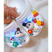 쇼클 3D 빅짱구 12P LED 스타벅스 맥도날드 실내화꾸미기