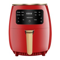 기름 없는 전기 에어 프라이어 110v 220v 4.5ltouch screen multifunction 건강 딥 프라이 오븐 토스터 뜨거운 에어 프라이어 오일 프리, 220v 레드, 우리를