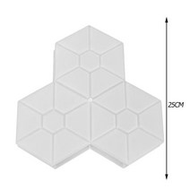 시멘트 금형 포장 곰팡이 DIY 도로 경로 광장 정원 타일 콘크리트 몰드 가정용 정원사 마당 디자인, [01] Hexagonal maple leaf