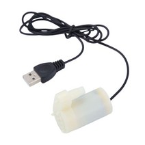 수류 모터 수중 펌프 휴대용 분리형 USB 인터페이스 전기 수족관 워터 펌프 잠수형 수중 물고기 탱크 도구, [03] White Type 2, 03 White Type 2