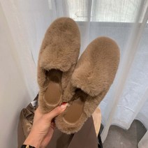 발열덧신 Y N 천연 양모 모피 슬리퍼 패션 여성 겨울 따뜻한 실내 소프트 울 레이디