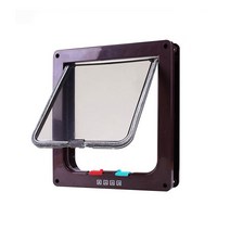 애구애구 강아지 고양이 안전문 견문 펫도어 M L XL, 블랙