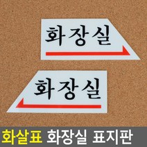 골든트리 오른쪽 왼쪽 화살표 화장실 표지판 화장실 방향안내 문패 안내판, 화장실 왼쪽