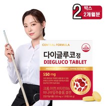 [센트럴팜] 센트럴포뮬러 다이글루코정 120정 X 2개, 상세 설명 참조, 상세 설명 참조