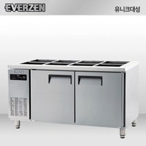 에버젠 간냉식 반찬 냉장고 1500 테이블 UDS-15BIE-밧드별도
