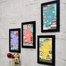 아트박스/꾸밈 iy408-일본의풍경_여행_액자세트, 화이트/C-풍경