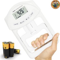 디지털 악력측정기 악력테스트 전자 악력기 악력계, 하얀색