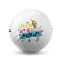 승진 퇴임 축하 2피스 3피스 커스텀 골프공 선물 인쇄 추천 12구, B, 스릭슨 Z 스타 12구 화이트