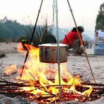 미니 야외 캠핑 삼각대 오븐삼각대 더치오븐삼각대, 1개