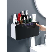 가정용 무선 칫솔 살균기, 단일사이즈, 블랙