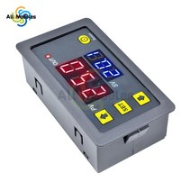 T3230 디지털 사이클 타이머 지연 릴레이 보드 모듈 DC 12V 24V AC110V-220V LED 자리 디스플레이 타이밍 스위치 조절, [01] DC12V, 01 DC12V