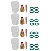 노즐 육각 용접용품 28 개/대 12 유리 컵 키트 Stubby Collets 바디 가스 렌즈 Tig 용접 토치 Wp-9/ 20/ 25 용접 액세서리, 한개옵션0