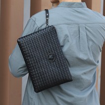 디어백 블랙 타이거 위빙 클러치백 PL-2201