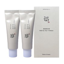 조선미녀 맑은쌀선크림 Beauty of joseon Suncreen cream 더블기획세트 50ml+50ml, 단품