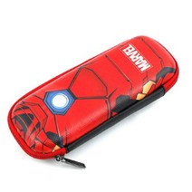 윙하우스 아이언맨 바디 EVA필통, 레드, 1개