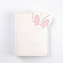 지폐다발케이스 3 인치 폴라로이드 사진 앨범 mini Instant picture case storage for fujifilm instax film 8 cute bunny, 하얀