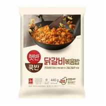 CJ더마켓 탕비실 업소용 식당용 PC방 탑티어 햇반쿡반 닭갈비볶음밥 간편식 컵밥 국밥 냉동밥 솥밥 점심 도시락 440G, 37개