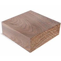 블랙 월넛 볼 블랭크 15.2cm x 15.2cm x 5.1cm(6인치 x 6인치 x 2인치)