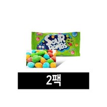 대용량 수입사탕 레인보우 츄스 + 사워밤즈 캔디 25g 2팩/멜랜드