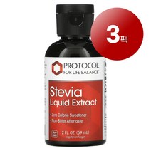 리암마켓 Protocol for Life Balance 스테비아 액상 추출물 59ml 1팩, 3팩
