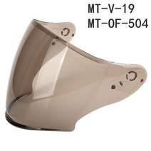 JK 프리미엄MT OF504 모델용 헬멧 쉴드 스크래치 방지 헬멧 유리 5 가지 색상 가능 MT 헬멧 바이저, 02 light smoke shield