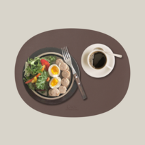 디아르 프리미엄 가죽 식탁매트 식탁 테이블매트 2세대 티코스터미포함, 초코브라운(티코스터미포함)