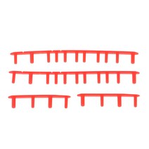 THE WAROOM SHOP 배드민턴 라켓/라켓 스트링잉 그로멧 아이릿 교체 액세서리 가드 튜브-11 네일 및 4 네일 타입, 나일론, 레드