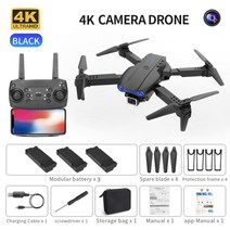 K3 드론 전문 4K HD 듀얼 카메라 접이식 높이 유지 을위한 미니 Dron 사진 헬리콥터 선물