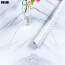 DFMEI 두꺼운 마블링 벽면접착식 벽지 부뚜막 고온방유 주방스티커, 001 연회석 [두꺼워짐], 60CM*5M