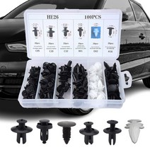 자동차 패스너 클립 고정 핀 리벳 범퍼 휀다 도어트림 리테이너 화스너, 1개