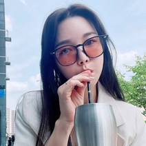 라피던트 R-2651 남자 여자 가벼운 슬림 뿔테 컬러 틴트 선글라스 UV400