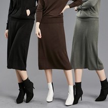 [로코엘라] 밀란 터치업 이지웨어 니트 스커트