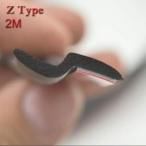 차음재 방음재 흡음재 자동차 도어 씰 2 미터 자동 스트립 큰 D 작은 Z P B 유형 방수 트림 방음 Weatherstrip EPDM 고무 스트립, Z-Type
