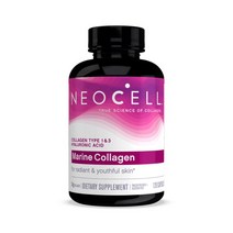 [Neocell] 네오셀 마린 콜라겐 타입 1 & 3 앤 히알루론산 120 캡슐, 120정, 1개