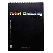스케치북(4절 16 매 Drawing 39× 53.5cm) 제작 사이즈 다이소 전자 8절 디자인, 상세페이지 참조