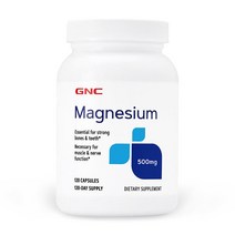 GNC 마그네슘 500mg 120캡슐 지앤씨