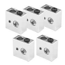 1/5pcs 알루미늄 히터 블록 전문 MK7 MK8 Makerbot Reprap 3D 프린터 압출기 키트, 5pcs