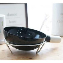 나홀로족 미니 법랑 코팅 웍 궁중팸 볶음팬 조리도구, 받침대 추가