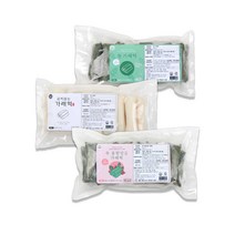[성수동베이커리] 굳지않는 가래떡 3종(쑥통팥앙금 쑥 흰), 03_흰 가래떡(800g) 1팩