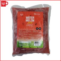 대상 냉동 수박주스 1kg/복음자리 수박주스/땡모반 d1, 1개